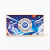 Box of Space Mission 59 various marbles in red orange blue white from Billes & Co
